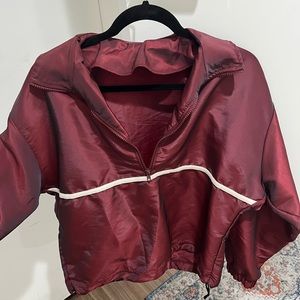 Retro reflective rain jacket